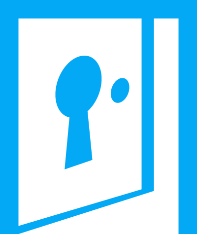 apertura puerta icono